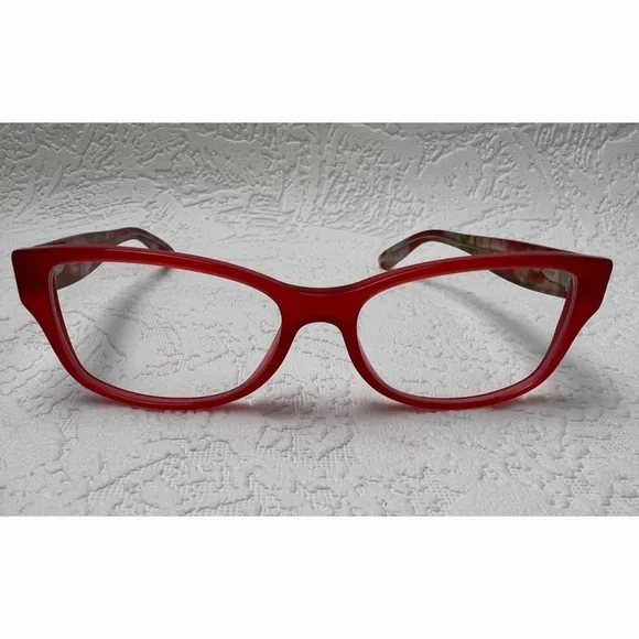 Dolce & Gabbana Opal Red Floral Print Eyeglass‎ Frame - Picture 5 of 11